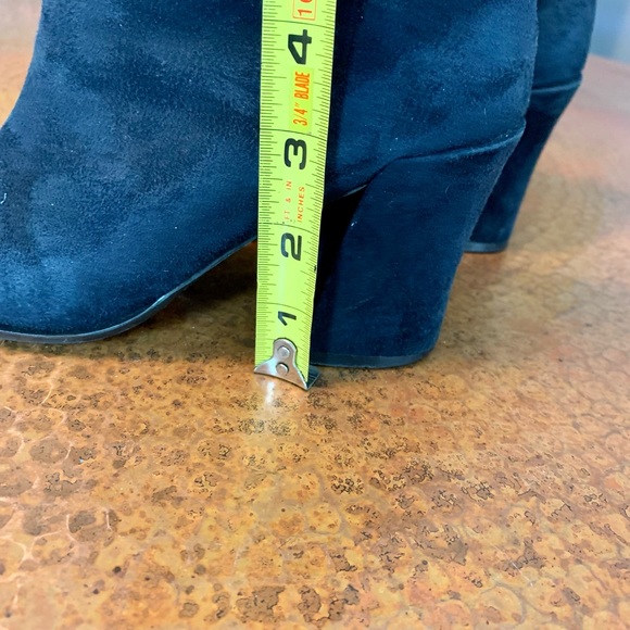 JONES NEW YORK Navy Suede Ankle Boots - Picture 5 of 8